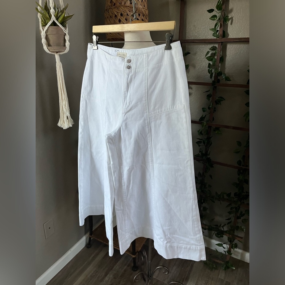 Pilcro Anthropologie The McKinley Regenerative Cotton Corset Wide-Leg - Picture 11 of 15